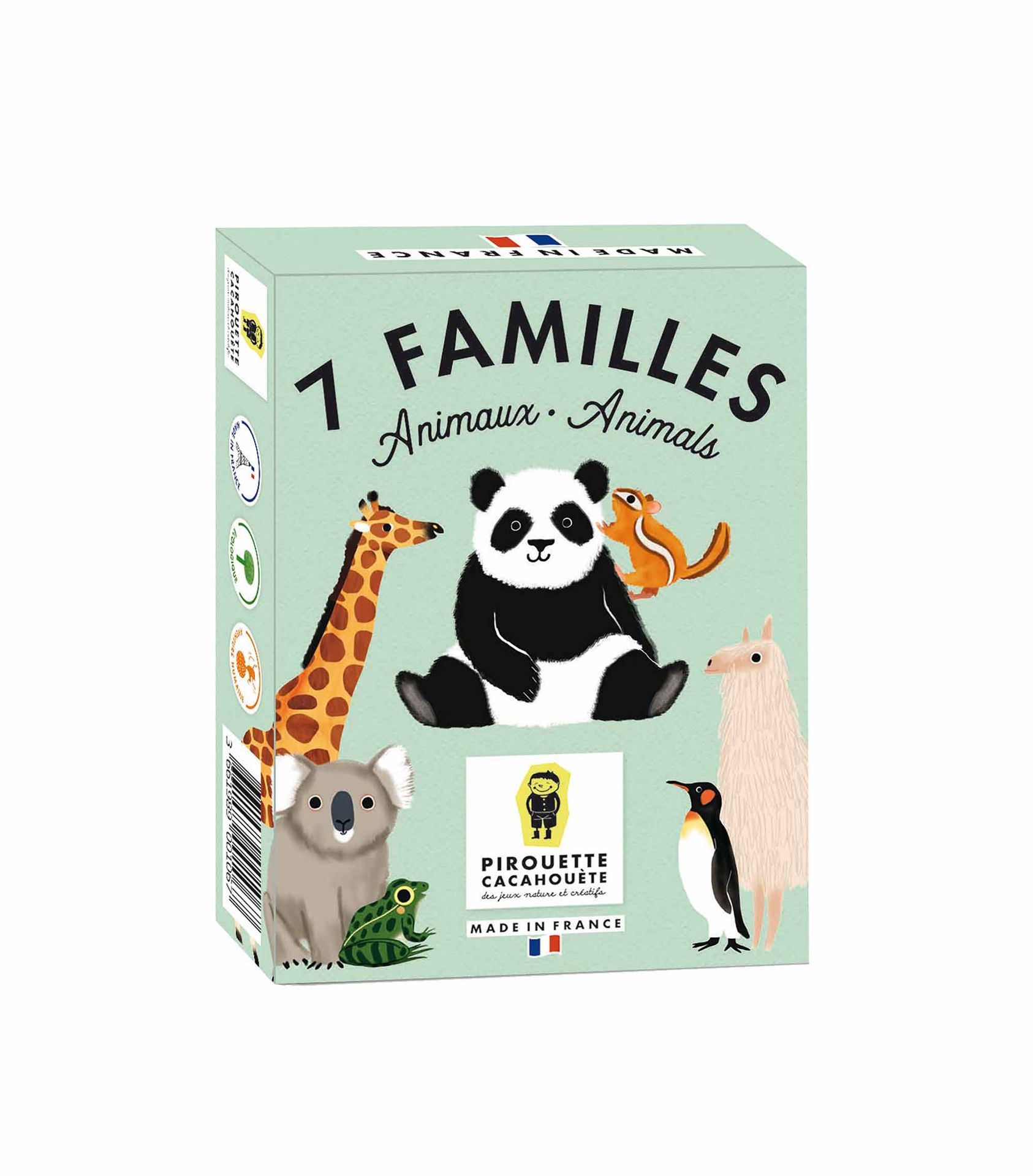 Jeu de cartes : 7 familles animaux • Boutique Petits Frères des Pauvres