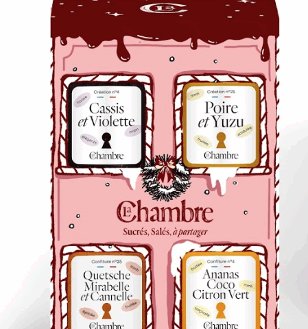 Coffret de 4 confitures de Noël