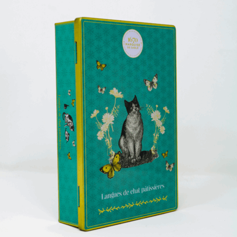 Boite de langues de chat pâtissières