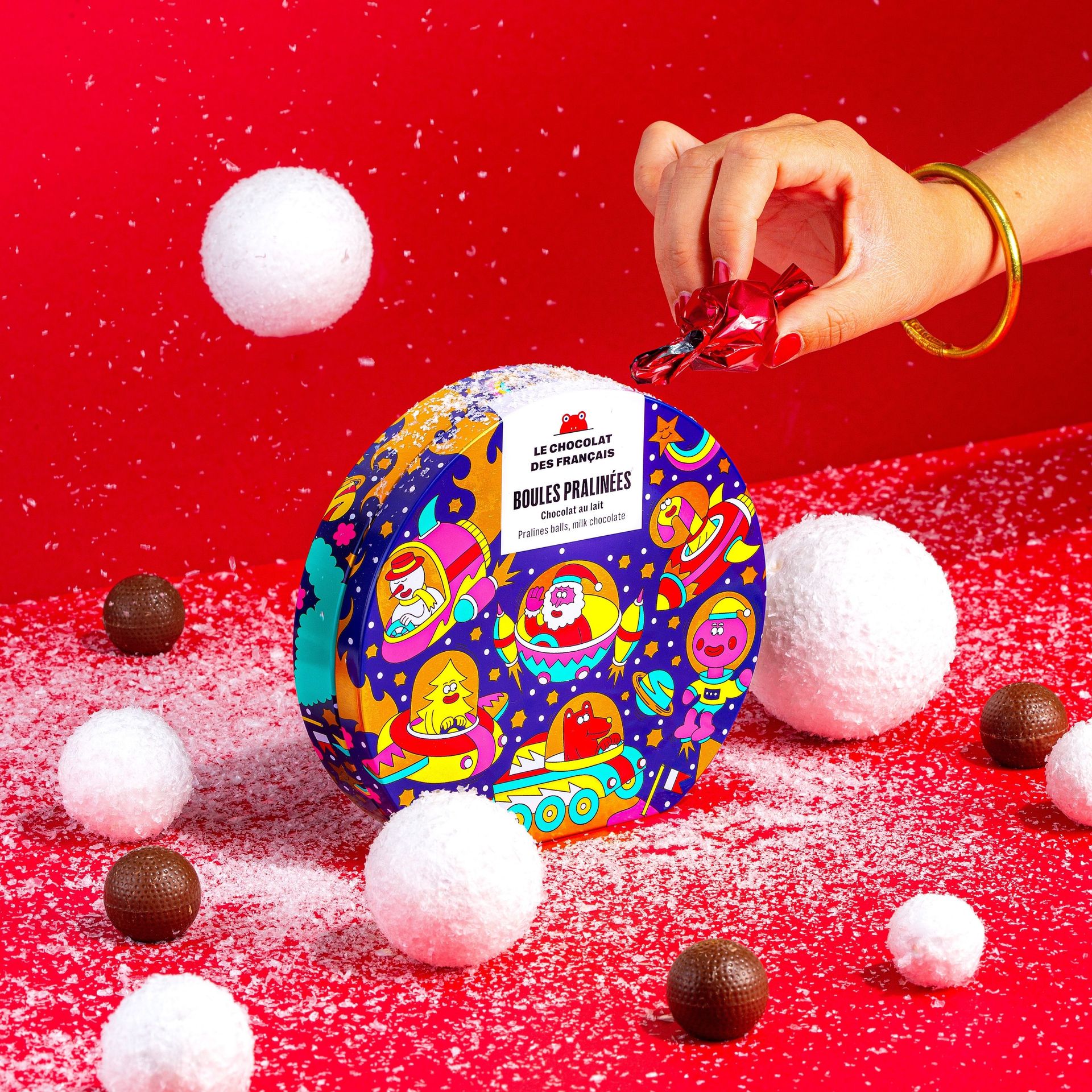 Boules pralinées de Noël