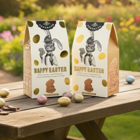 Lot de boîtes de biscuits lapin de pâques