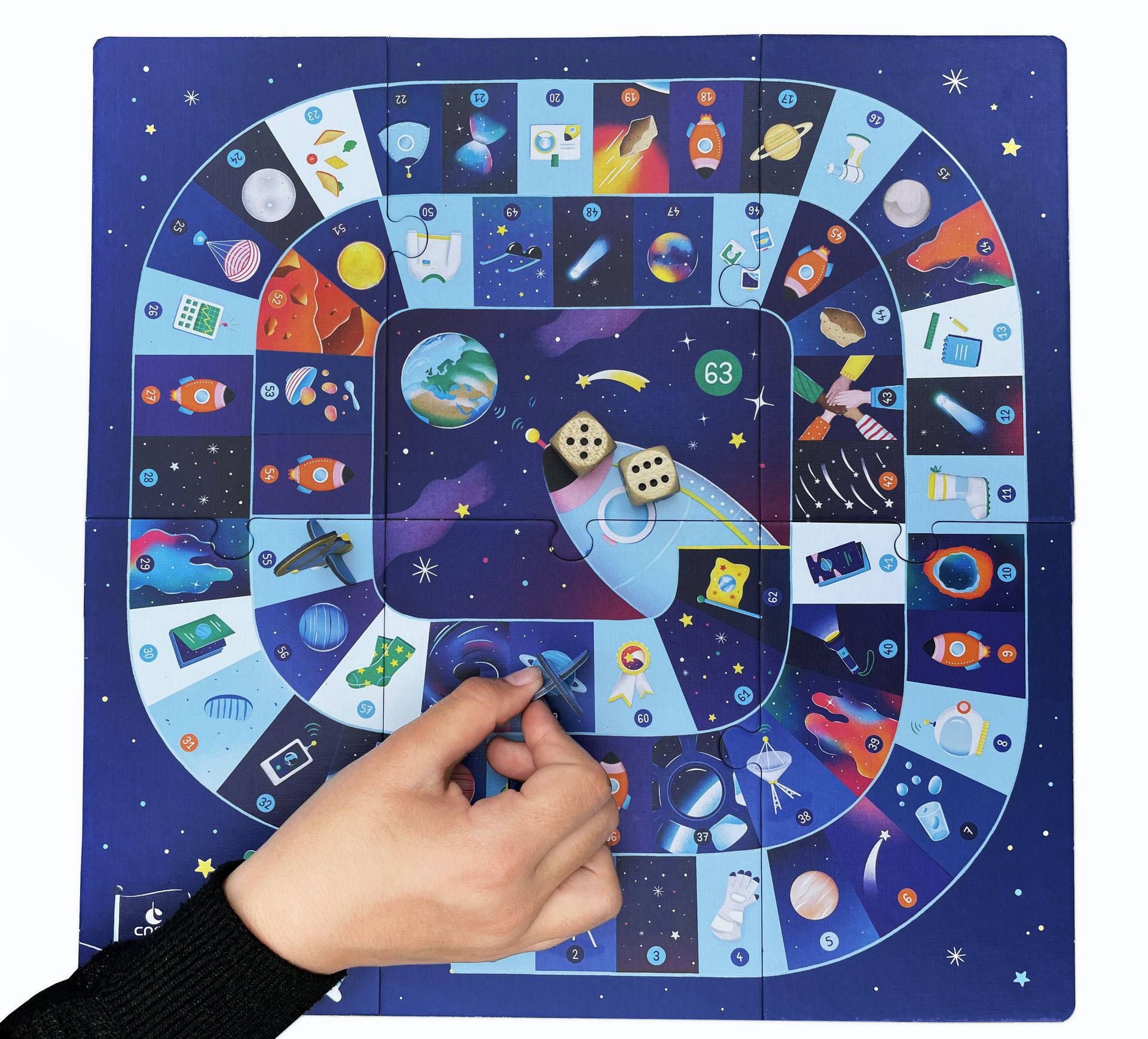 Jeu de l’oie de l’espace